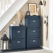 SoBuy Szafka na buty z 3 drzwiami FSR94-B