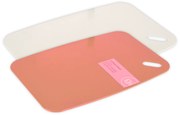 EH Zestaw desek do krojenia 2 szt., kremowy + koralowy