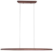 MAXLIGHT P0598 - LED Żyrandol na lince WOODY LED/25W/230V brązowy/sosna