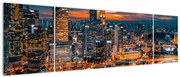 Obraz miasta nocą (170x50 cm)