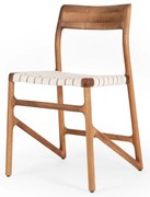 Biało-brązowe krzesło Fawn – Gazzda