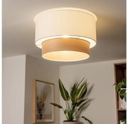Brilagi - LED Przysufitowy żyrandol CERIA 1xE27/40W/230V śr. 50 cm biały/beżowy