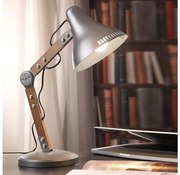 ONLI - Lampa stołowa ARCHITETTO 1xE27/22W/230V 62 cm szary/brązowy