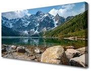 Obraz Canvas Góry Las Jezioro Tatry