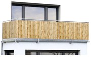 Jasnobrązowa plastikowa osłona balkonowa 500x85 cm – Maximex