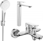 Mexen Milo R05 zestaw wannowy, chrom - 71313R05-00