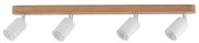 Oświetlenie punktowe TOP WOOD 4xGU10/10W/230V białe/drewno