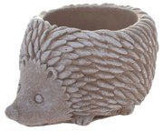 Betonowa osłonka na doniczkę Jeż, 17 x 9 x 12,5 cm