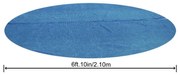 Bestway Płachta słoneczna do okrągłego basenu, śr. 244 cm