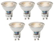 Zestaw 5 GU10 dimbare LED lamp 3W 200 lm 3000K
