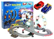 Tor wyścigowy 2 autka slot cars 1:43 pętla lampki