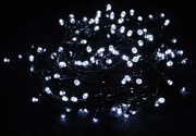 Świąteczny LED łańcuch - 18 m, 200 LED, zimna biel