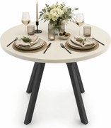 Rozkładany okrągły stół z kaszmirowym blatem H9-H84