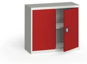 Kovona Szafa metalowa, 800 x 950 x 400 mm, 1 półka, szara/czerwona