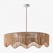 Lampa Sufitowa Z Plecionego Papieru Aoife Miel - Sklum