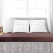 4Home prześcieradło frotte Ideal ciemnobrązowy, 70 x 140 cm, 70 x 140 cm