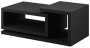 Stolik kawowy BOTA 120x60 czarny supermat HELVETIA