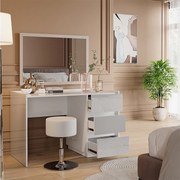 Toaletka biały wysoki połysk 120x60x78.6 marla