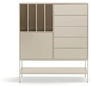 Kremowa szafka 120x140x45 cm Platt – Teulat