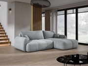 Narożnik COCO z funkcją spania, poduszkami i pojemnikiem Cloud 81 Popielaty