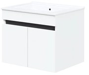 Szafka pod umywalkę FIGARO 60cm biała 2-drzwiowa