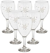 Orion Komplet kieliszków do wina Płatek śniegu 0,35 l, 6 szt.
