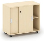 Szafka na kółkach MIRELLI 800 x 420 x 750 mm, brzoza