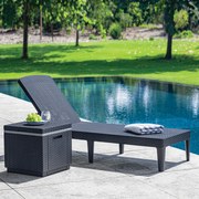 Leżak ogrodowy Jaipur grafitowe KETER