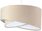 Beżowo-biała lampa wisząca nad stół - EX982 K1-R61