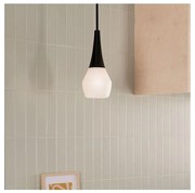 Kichler KL-DEELA-P-BK - Żyrandol na pręcie DEELA 1xE27/60W/230V śr. 17,8 cm czarny