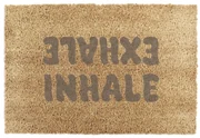 Wycieraczka z włókna kokosowego 60x90 cm Inhale Exhale – Artsy Doormats