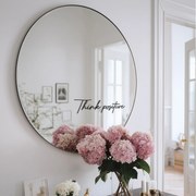 Naklejka na lustro S16 – Think positive