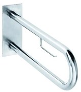 Uchwyt wspierający 10x25 cm stal nierdzewna/srebrny