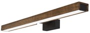 Brilagi-LED Łazienkowe oświetlenie lustra WOODY MIRROR LED/12W/230V IP44 dąb/czarny