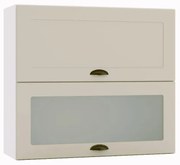 Szafka kuchenna wisząca 80 ADELE W80 GRF/2 SD beżowy mat STOLKAR