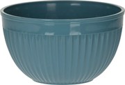 Plastikowa miska z żebrowaniem, 2 l, niebieski