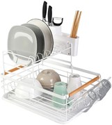 Biała Nowoczesna Suszarka Do Naczyń G3-R47