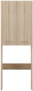 Minimalistyczna szafka nad pralkę dąb sonoma R5-L05