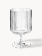 Kieliszek ze szkła dmuchanego Ripple, 2 szt.