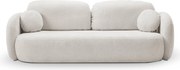 Masseno Sofa AMICO z funkcją spania i pojemnikiem na pościel, Rozkładana sofa - Jasnoszary, ABRIAMO 5