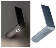 Paulmann 94261 - LED 1,2W IP44 Solarna lampa ścienna z czujnikiem ILIAS 3,7V