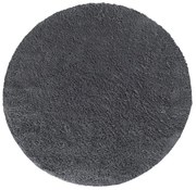 Stalowy okrągły puszysty dywan E9-N63