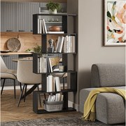 Room Divider czarny 70x23.8x164.1 levio