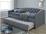 Łóżko ALESSIA 90x200 szare