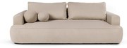 Beżowa rozkładana sofa z materiału bouclé 247 cm Quinoa – Bonami Selection