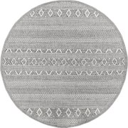 Dywan Wewnątrz Zewnątrz Nowoczesny - Szary - 160 x 160 cm - CALGARY