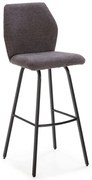 Ciemnoszare hokery zestaw 2 szt. 75 cm Pol – Marckeric