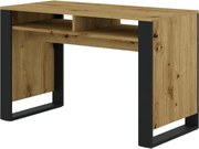 Biurko Proste Długie Pod Komputer Dąb Artisan W6-W04