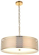 Endon 101569 - Żyrandol na łańcuchu CORDERO 3xE27/10W/230V złoty