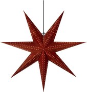 Czerwona dekoracja świetlna ze świątecznym motywem ø 75 cm Embla – Markslöjd